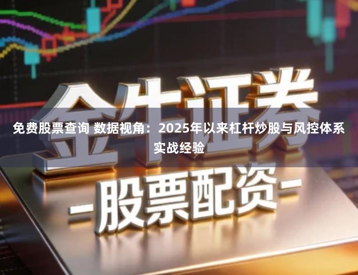 免费股票查询 数据视角：2025年以来杠杆炒股与风控体系实战经验