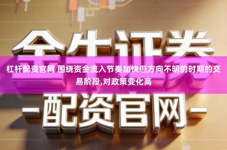 杠杆配资官网 围绕资金流入节奏加快但方向不明的时期的交易阶段,对政策变化高